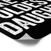 Awesome Like My Oldest Daughter Mother's Day Fathe Poster (Ecke)