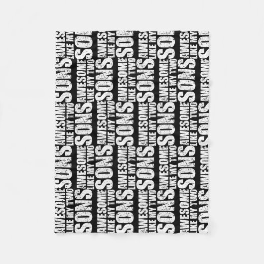 Awesome Like My Three Sons Mother's Day and Fleecedecke (Vorderseite)