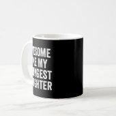 Awesome Like My Youngest Daughter Funny Dad Joke F Kaffeetasse (Vorderseite Links)