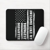 Awesome Like My Youngest Daughter Men Funny For Da Mousepad (Mit Mouse)