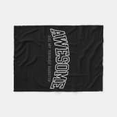 Awesome Like My Youngest Daughter Mother's Day Fat Fleecedecke (Vorderseite (Horizontal))