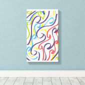 Awesome Maori style ribbon art Leinwanddruck (Insitu (Holzboden))