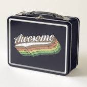 Awesome Metall Brotdose (Vorderseite)