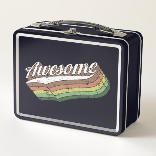 Awesome Metall Brotdose (Vorderseite)