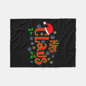 Awesome Mrs Claus Christmas Design For Women Holid Fleecedecke (Vorderseite (Horizontal))