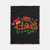 Awesome Mrs Claus Christmas Design For Women Holid Fleecedecke (Vorderseite)