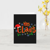 Awesome Mrs Claus Christmas Design For Women Holid Karte (Gelbe Blume)