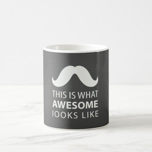 Awesome Mustache Kaffeetasse (Mittel)