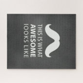Awesome Mustache Puzzle (Horizontal)