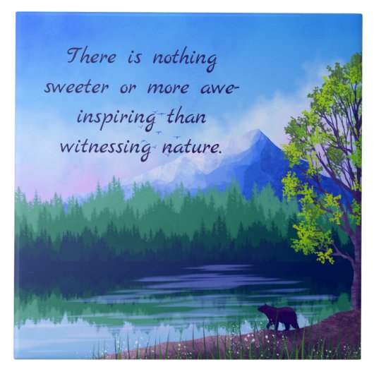 AWESOME NATURE DECORATIVE TILE FLIESE (Vorderseite)