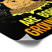 Awesome People Born On Groundhog Day Funny Anniver Poster (Ecke)