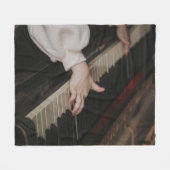 Awesome Piano Artwork Fleecedecke (Vorderseite (Horizontal))