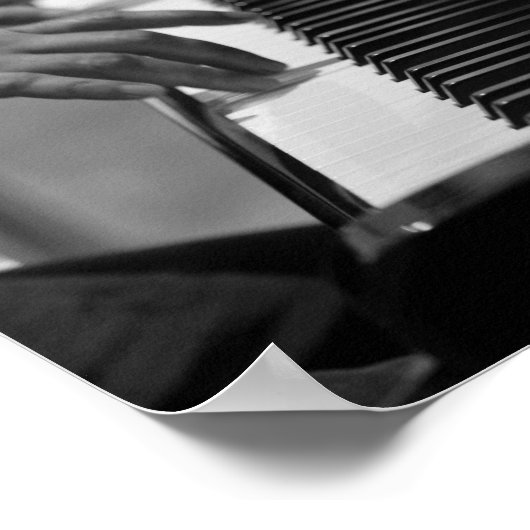 Awesome Piano Artwork Poster (Ecke)