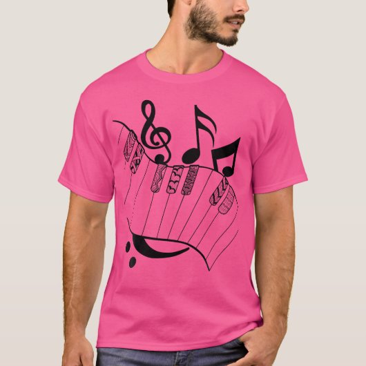 Awesome Piano Player Gift Shirt Piano Teacher Keyb (Vorderseite)