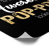 Awesome Pop-pop Special Grandpa  Poster (Ecke)