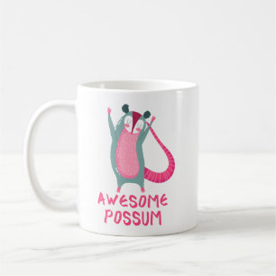Awesome Possum süßes Opossum Kaffeetasse
