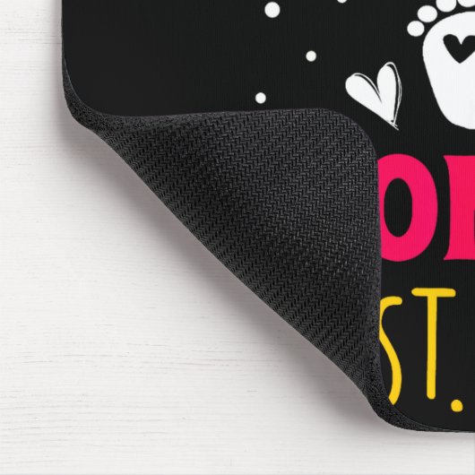 Awesome Promoted To Mommy 2026 Pregnancy Announcem Mousepad (Ecke)