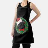 Awesome Pug Christmas Shirt Schürze (InSitu)