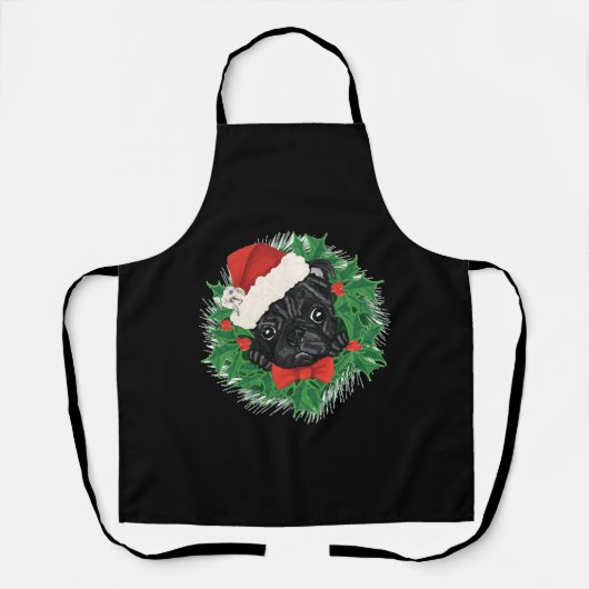 Awesome Pug Christmas Shirt Schürze (Vorderseite)