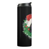 Awesome Pug Christmas Shirt Thermosbecher (Nach links gedreht)