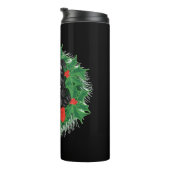 Awesome Pug Christmas Shirt Thermosbecher (Nach rechts gedreht)
