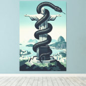 Awesome Rio De Janeiro Leinwanddruck (Insitu (Holzboden))