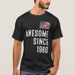 awesome seit 1981, 42. Geburtstag T-Shirt