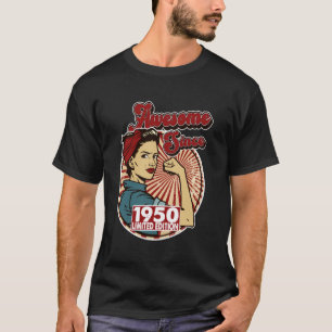 Awesome Since 1950 Limited Edition 75. Frauen-Bi T-Shirt