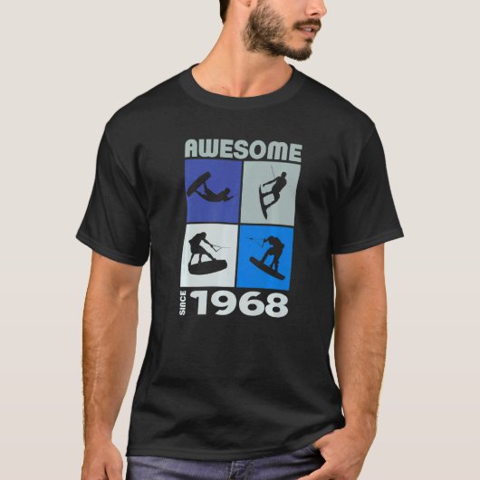 Awesome since 1968 Wakeboard lifestyle  1 T-Shirt (Vorderseite)