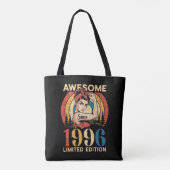 Awesome Since 1996 Retro 30th Women's Birthday Tasche (Rückseite)