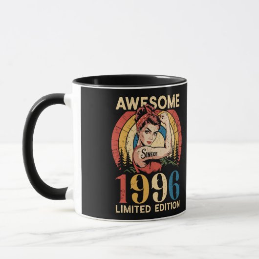 Awesome Since 1996 Retro 30th Women's Birthday Tasse (Links)