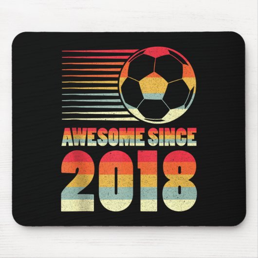 Awesome Since 2018 Soccer 8th Birthday Tank Top  Mousepad (Vorne)