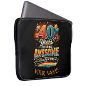 Awesome Since April 1986 Laptopschutzhülle (Vorne Rechts)