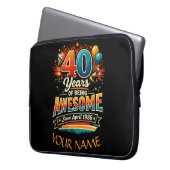 Awesome Since April 1986 Laptopschutzhülle (Vorderseite Links)