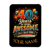 Awesome Since April 1986 Magnet (Vertikal)