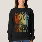 Awesome Since August 1958 One Of A Kind Sweatshirt (Vorderseite)