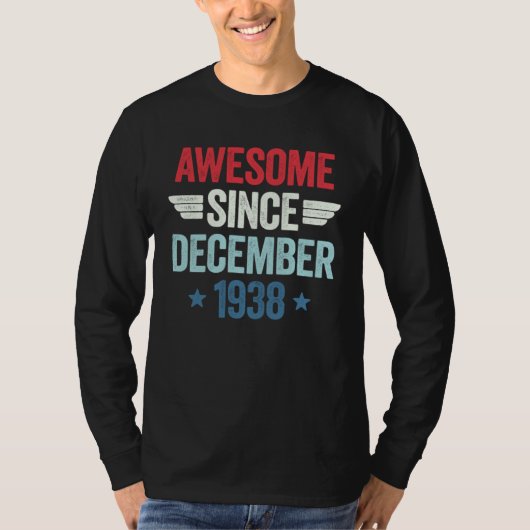 Awesome Since December 1938 T-Shirt (Vorderseite)