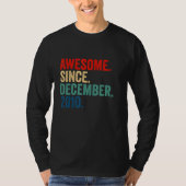 Awesome Since December 2010 12th Birthday 12 Year T-Shirt (Vorderseite)