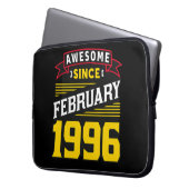 Awesome Since February 1996 Laptopschutzhülle (Vorderseite Links)