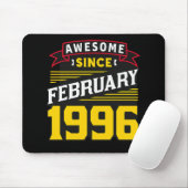Awesome Since February 1996 Mousepad (Mit Mouse)