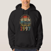 Awesome Since February 1997 26 Years Old 26th Birt Hoodie (Vorderseite)