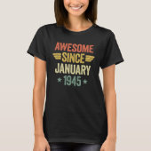 Awesome Since January 1945 T-Shirt (Vorderseite)