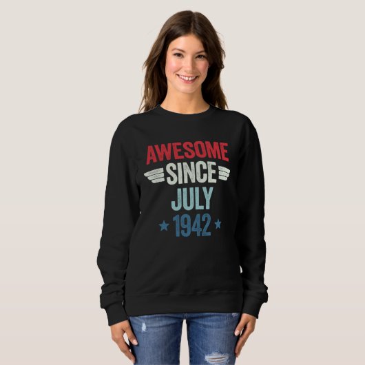 Awesome Since July 1942 1 Sweatshirt (Vorne ganz)