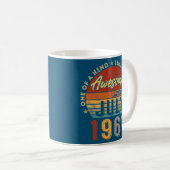 Awesome Since July 1961 Vintage 61st Birthday Kaffeetasse (VorderseiteRechts)