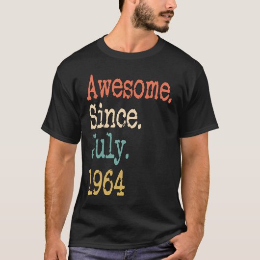 Awesome Since July 1964 57th T-Shirt (Vorderseite)