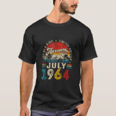 Awesome since July 1964 60 Years Old 60th Birthday T-Shirt (Vorderseite)