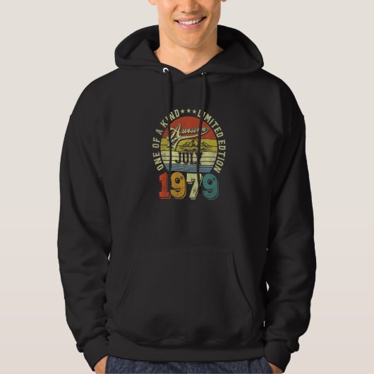 Awesome Since July 1979 One Of A Kind Limited Edit Hoodie (Vorderseite)