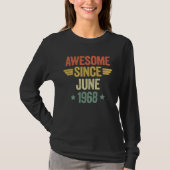 Awesome Since June 1968 T-Shirt (Vorderseite)