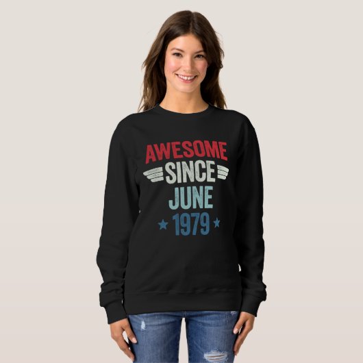 Awesome Since June 1979 Sweatshirt (Vorne ganz)