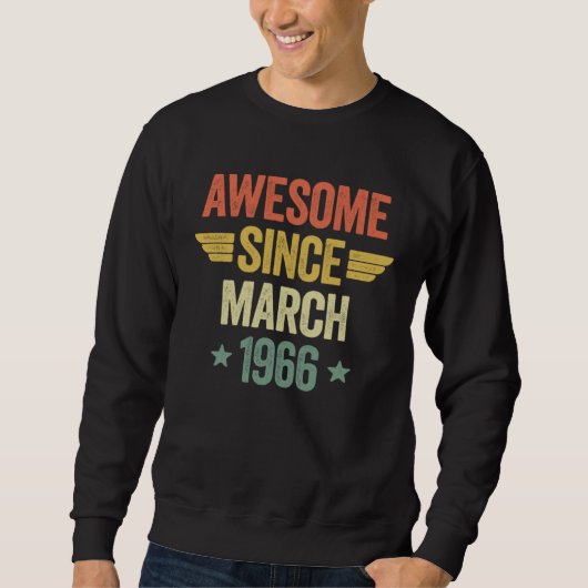 Awesome Since March 1966 Sweatshirt (Vorderseite)